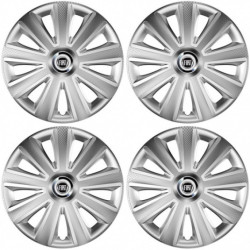 Poklice pro Fiat (černý) 16 Aviator carbon RC 16 silver