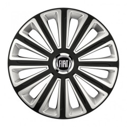 Poklice pro Fiat (černý) 16 TREND RC double colour