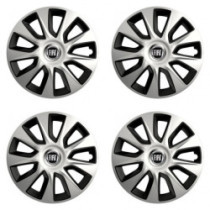 Poklice pro Fiat (černý) 16 STRATOS double colour