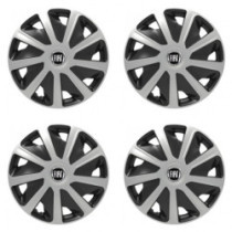 Poklice pro Fiat (černý) pre dodávky 16 Craft silver and black