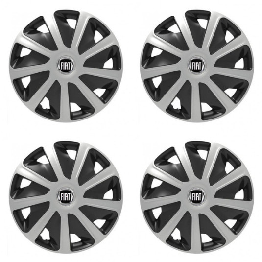 Poklice pro Fiat (černý) pre dodávky 16 Craft silver and black