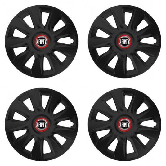 Poklice pro Fiat (černý) 17 STRATOS RR black
