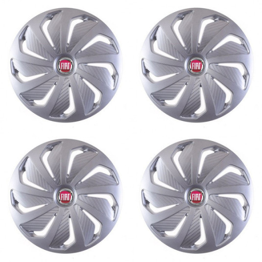 Poklice pro Fiat (červené) 14 WIND RC SI