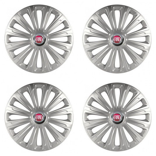 Poklice pro Fiat (červené) 14 TREND RC