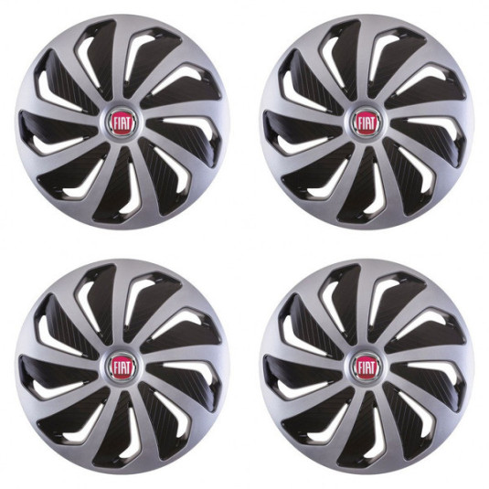 Poklice pro Fiat (červené) 15 WIND SB