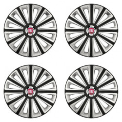 Poklice pro Fiat (červené) 15 TREND RC double colour