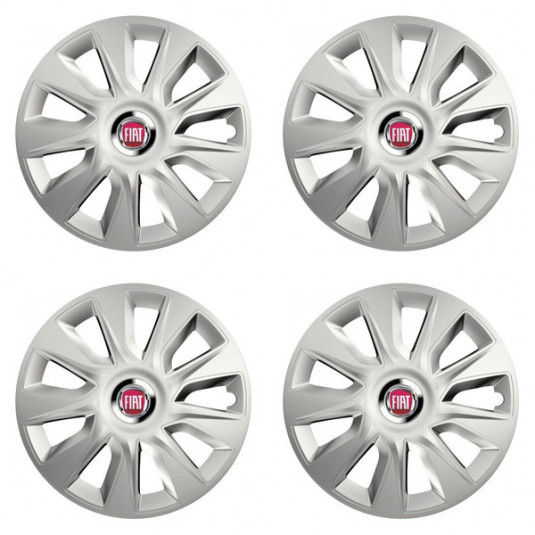 Poklice pro Fiat (červené) 15 STRATOS RC