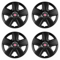 Poklice pro Fiat (červené) 15 ESPRIT RC BLACK