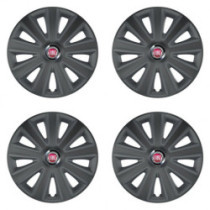 Poklice pro Fiat (červené) 16 Aviator carbon RC16 grafite