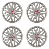 Poklice pro Fiat (červené) 16 DAKAR