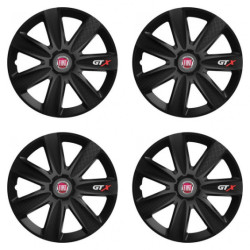 Poklice pro Fiat (červené) 16 GTX CARBON black