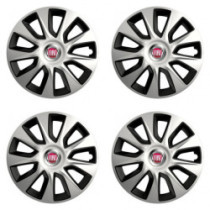 Poklice pro Fiat (červené) 16 STRATOS double colour