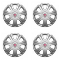 Poklice pro Fiat (červené) 16 IMPULSE 16-VERSACO