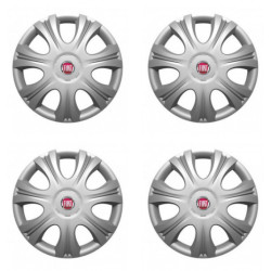 Poklice pro Fiat (červené) 16 IMPULSE 16-VERSACO