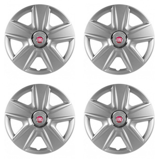 Poklice pro Fiat (červené) 16 ESPRIT RC