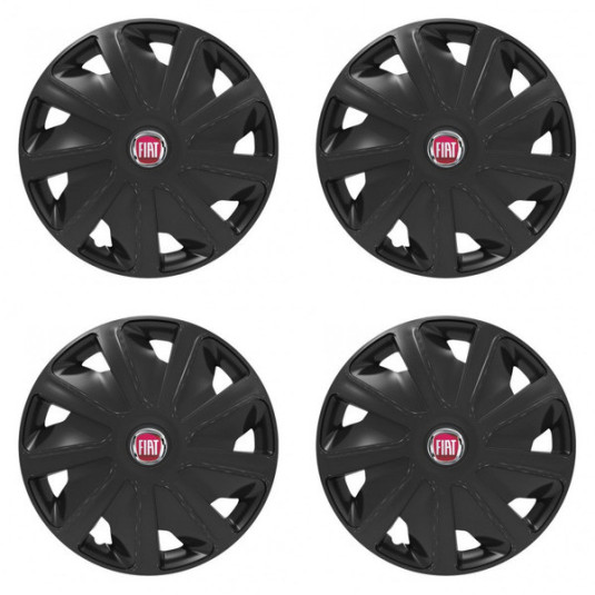Poklice pro Fiat (červené) pre dodávky 16 Craft black