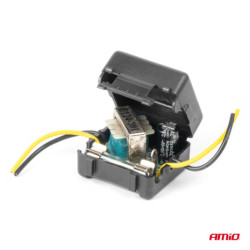 Odrušovací filtr do auta se skleněnou pojistkou 12V AMiO-04099