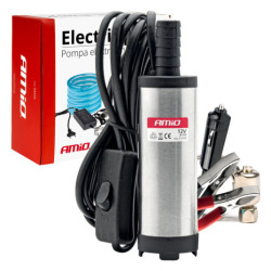 Elektrické čerpadlo na naftu 12V ponorné, průměr 38 mm -sada s hadicí