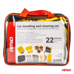 Detailingová sada na čištění auta 22 ks AMiO-04329