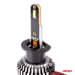 LED žárovky hlavního svícení K3 H1 12V 6000K canbus AMIO-03680