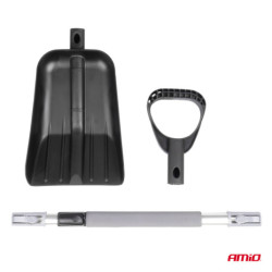 Teleskopická lopata na sníh s hliníkovou čepelí 103-131 cm AMiO-04152