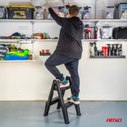 Dílenský žebřík - taburetka 51,5cm 150kg AMiO-04267