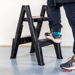 Dílenský žebřík - taburetka 51,5cm 150kg AMiO-04267