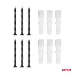 Magnetické držáky na nářadí 1x20cm 1x30,5cm 1x46cm sada AMiO-04263