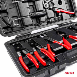 Sada kleští na hadicové spony 9ks