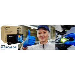 Nitrilové rukavice GoGrip modré velikost L, 50 ks