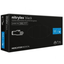 Nitrilové rukavice Nitrylex Basic velikost M, 100 ks