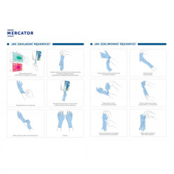 Nitrilové rukavice Nitrylex Basic velikost M, 100 ks