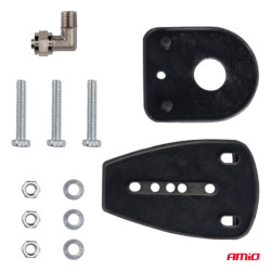 Klaksónová signalizácia chróm 620 mm 12V 24V LowTone AMIO-04078