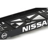 Podložka pod SPZ auta s 3D chromovým nápisem NISSAN. Vysoká flexibilita podznačky, kde ani při menších nárazech nedochází k prasknutí nebo ztrátě SPZ. Barva: černá s chromovým logem a nápisem.