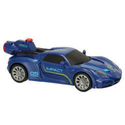 Transformer Revolt TRANSFORMING ROBOT RACER auto na dálkové ovládání, modré