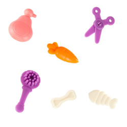 Pet hotel spa domeček pro psa, kočku a jiná zvířátka – příslušenství, 26 kusů