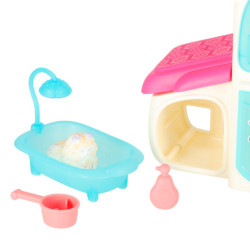 Pet hotel spa domeček pro psa, kočku a jiná zvířátka – příslušenství, 26 kusů