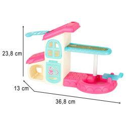 Pet hotel spa domeček pro psa, kočku a jiná zvířátka – příslušenství, 26 kusů