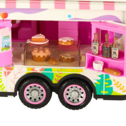 Diaľkovo ovládaný karavan diaľkovo ovládaný karavan auto 2,4 GHz zvuky svetlá príslušenstvo, ružová