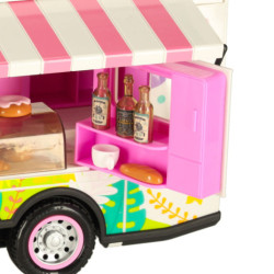 Diaľkovo ovládaný karavan diaľkovo ovládaný karavan auto 2,4 GHz zvuky svetlá príslušenstvo, ružová