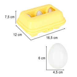 EDUKAČNÍ SKLÁDAČKA VAJÍČKA – PŘIŘAĎ TVARY S MOTIVY OVOCE A ZELENINY