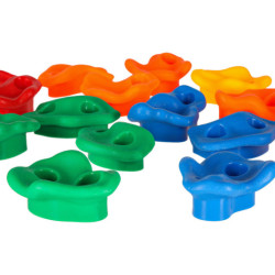 Lezecké kameny pro děti 20 ks + skrutky