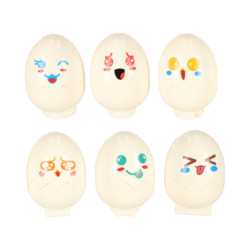 TŘÍDÍCÍ HRA TVARŮ – VZDĚLÁVACÍ VAJÍČKA, ROZPOZNÁVÁNÍ BAREV A TVARŮ 6 ks