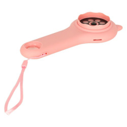 Digitální lupa a mikroskop s kamerou, růžová