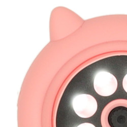 Digitální lupa a mikroskop s kamerou, růžová