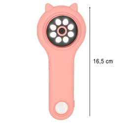 Digitální lupa a mikroskop s kamerou, růžová