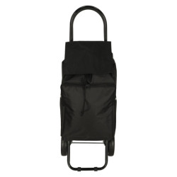 Nákupná taška na kolieskach s rámom 95 cm čierna