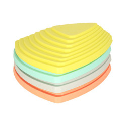 Senzorická dráha riečne kamene, 11 prvkov- pastelová