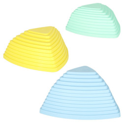 Senzorická dráha riečne kamene, 11 prvkov- pastelová