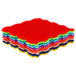 ORTOPEDICKÁ PODLOŽKA SMYSLOVÁ SKLÁDAČKA MASÁŽ MONTESSORI 8 dílků